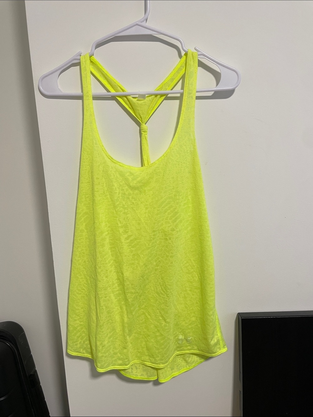 73 Under Armour Neon Yellow Racerback Tank Top -  - Women's Active Top